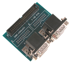 Terminal Block - IDC40 to (4) DB9 Male Connectors - for 354x Multi-Port Interface Adapters
